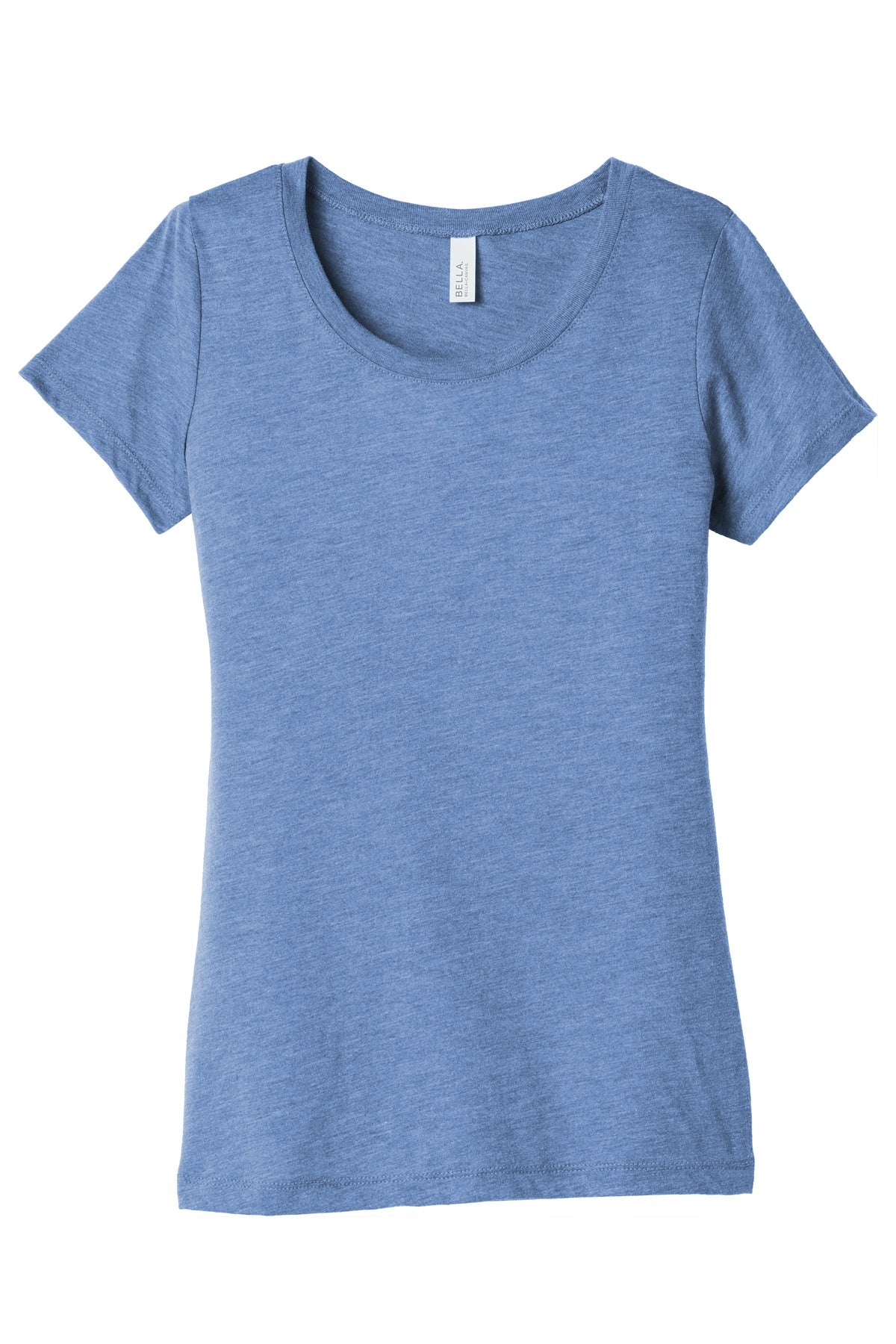 BELLA+CANVAS  Women's Triblend Short Sleeve Tee - Blue Triblend