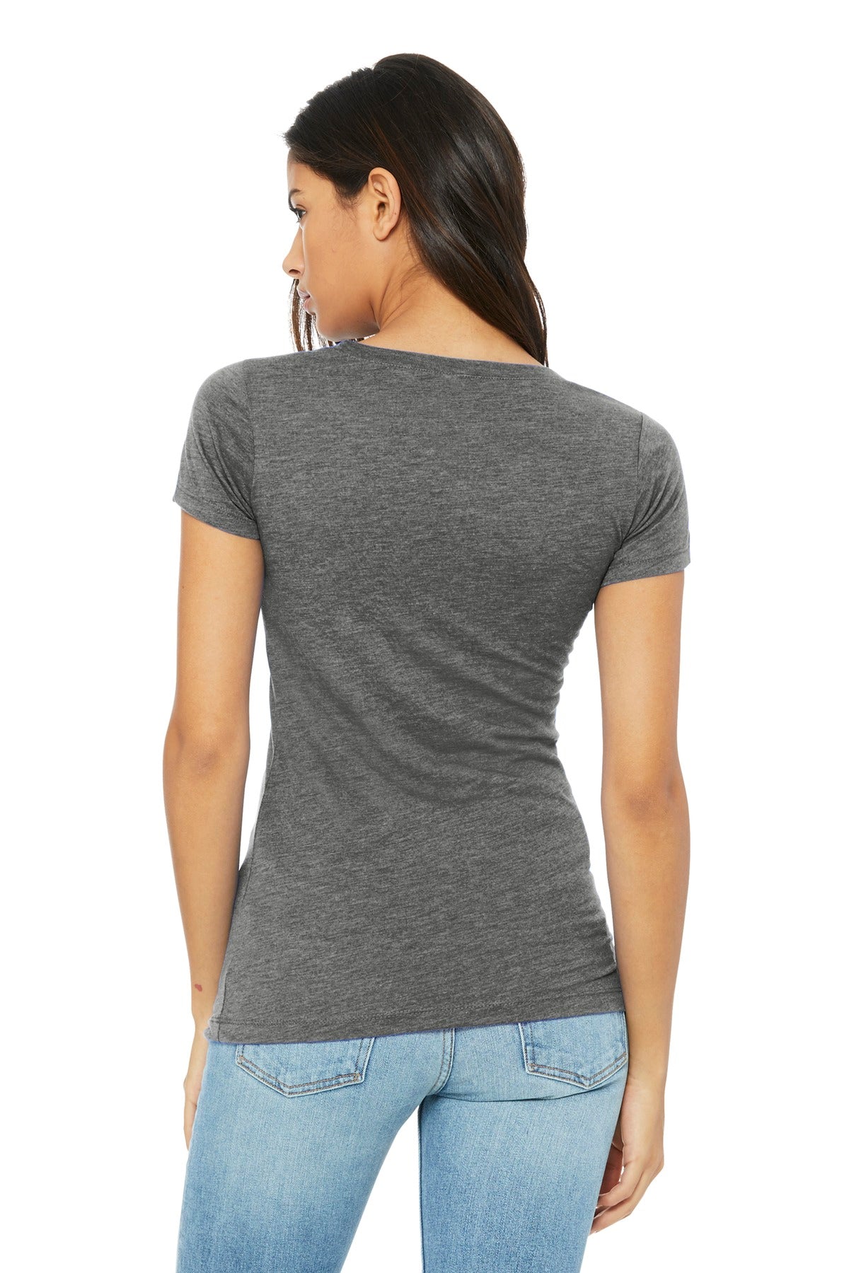 BELLA+CANVAS  Women's Triblend Short Sleeve Tee - Grey Triblend