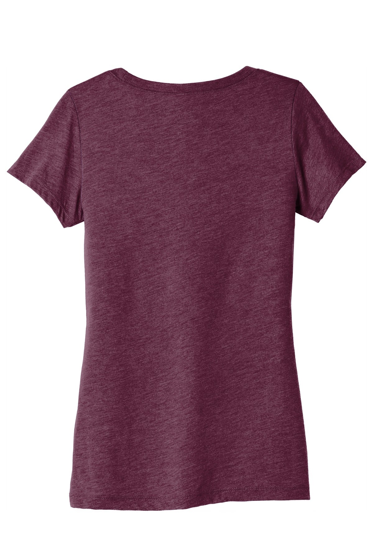 BELLA+CANVAS  Women's Triblend Short Sleeve Tee - Maroon Triblend