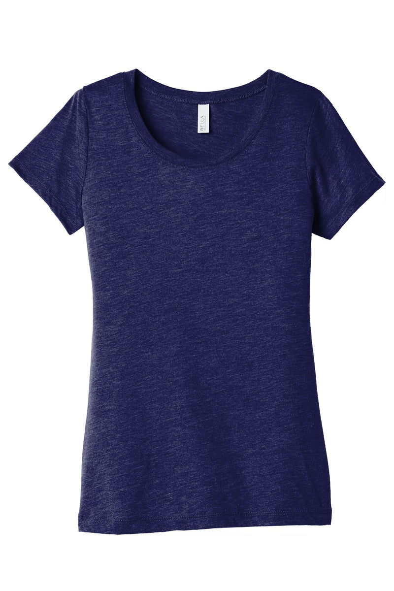 BELLA+CANVAS  Women's Triblend Short Sleeve Tee - Navy Triblend