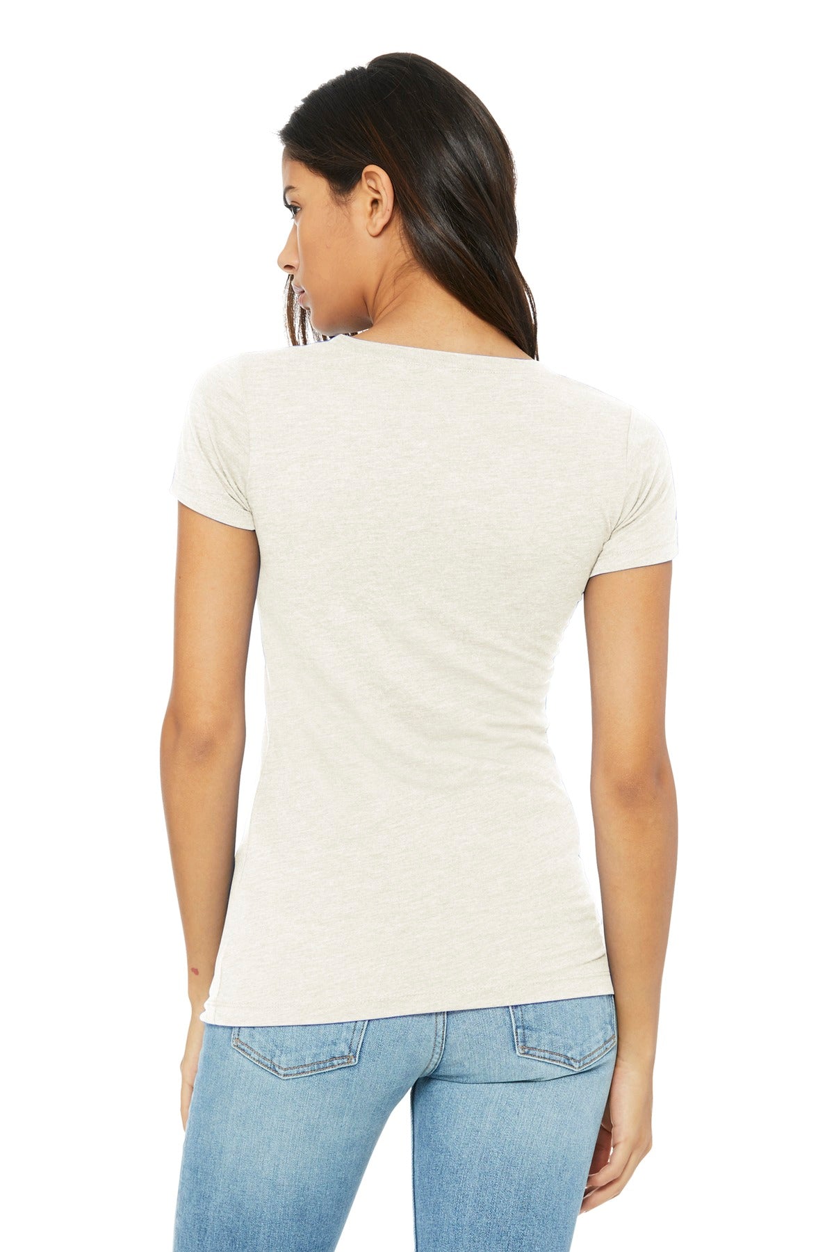 BELLA+CANVAS  Women's Triblend Short Sleeve Tee - Oatmeal Triblend
