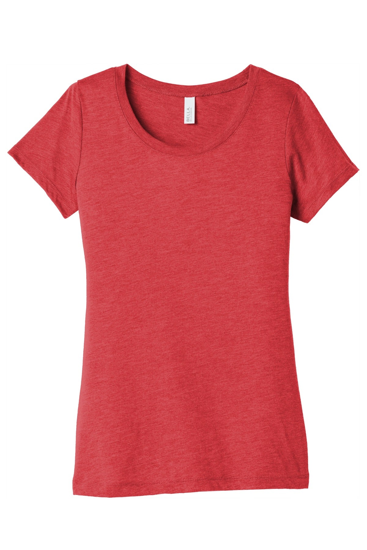 BELLA+CANVAS  Women's Triblend Short Sleeve Tee - Red Triblend
