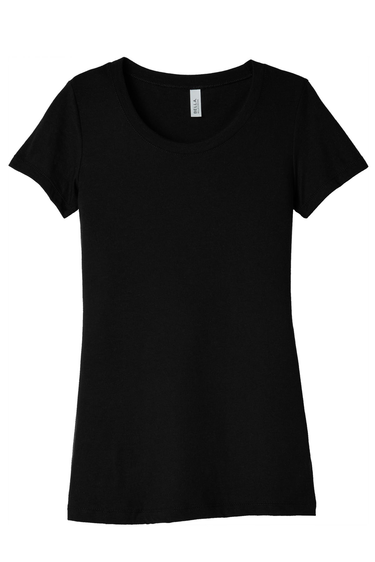 BELLA+CANVAS  Women's Triblend Short Sleeve Tee - Solid Black Triblend
