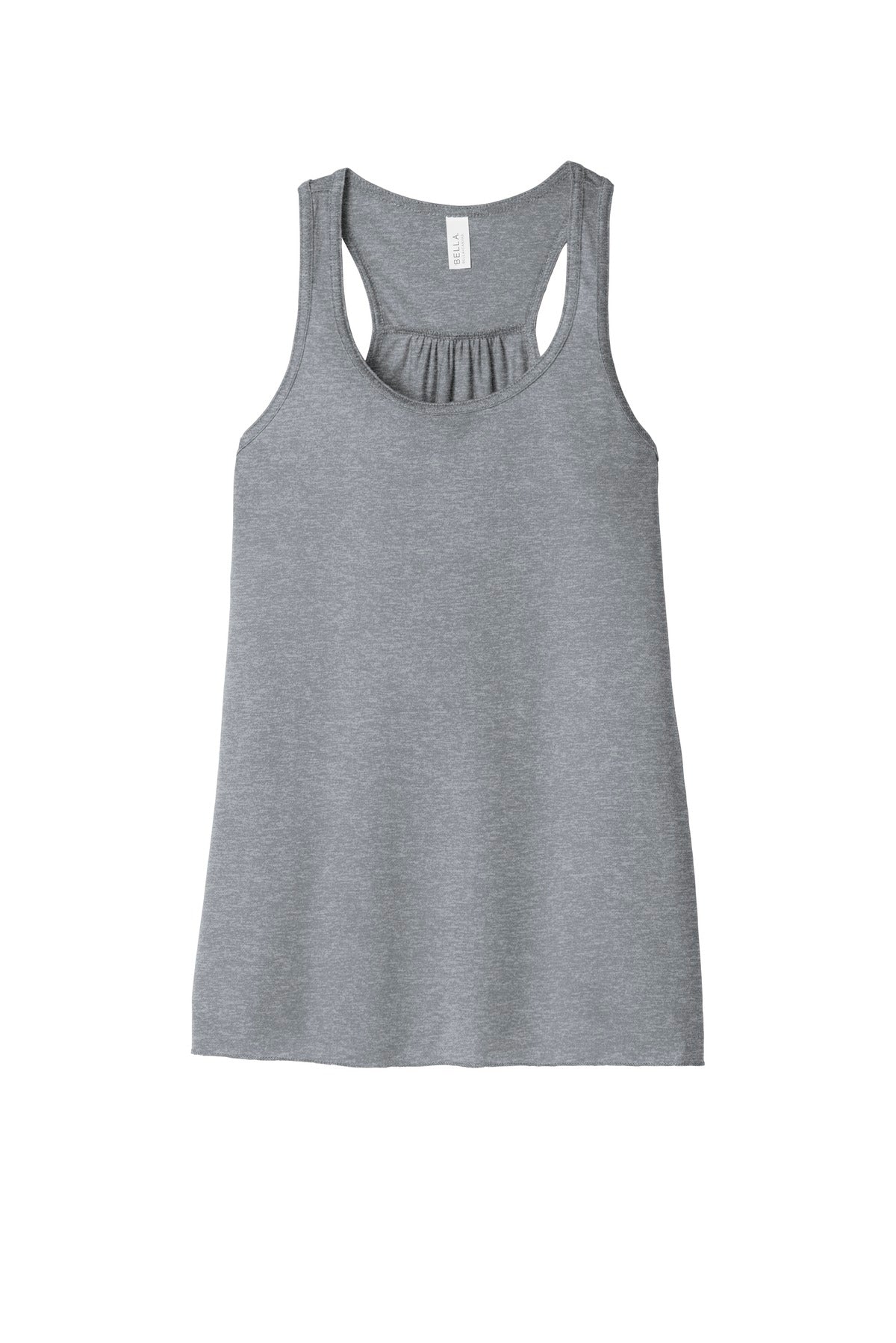 BELLA+CANVAS  Women's Flowy Racerback Tank - Athletic Heather