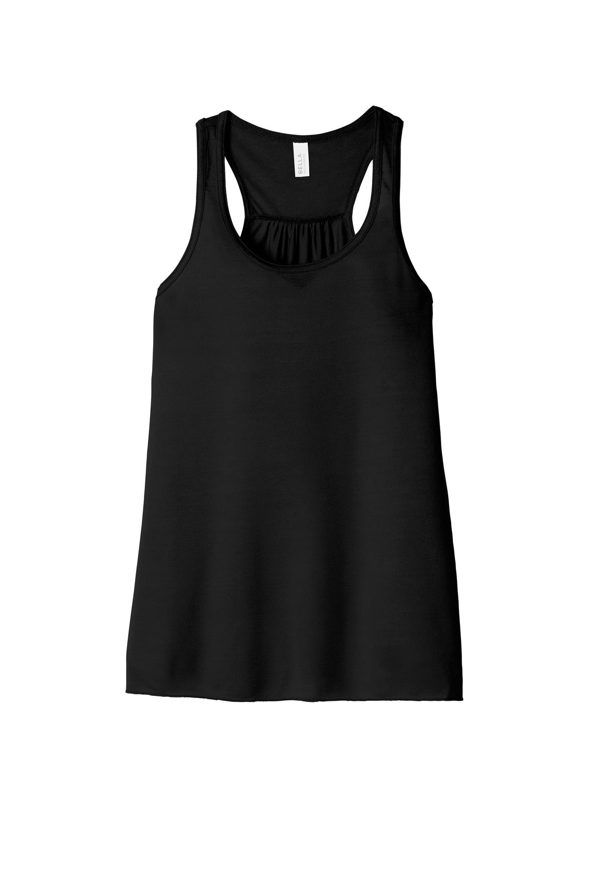 BELLA+CANVAS  Women's Flowy Racerback Tank - Black