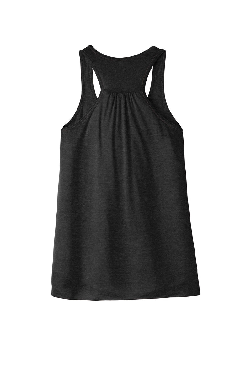 BELLA+CANVAS  Women's Flowy Racerback Tank - Black Heather