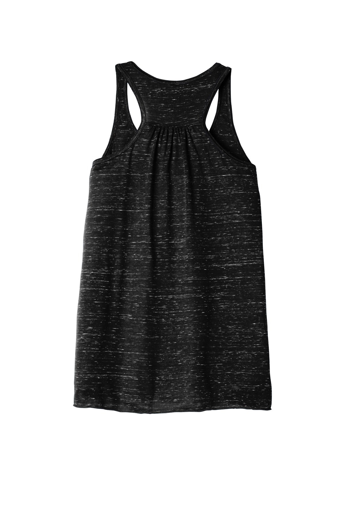 BELLA+CANVAS  Women's Flowy Racerback Tank - Black Marble