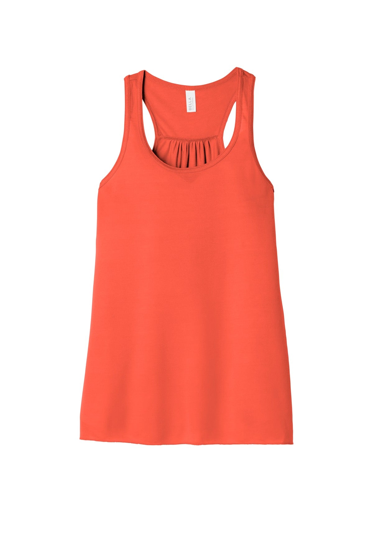 BELLA+CANVAS  Women's Flowy Racerback Tank - Coral