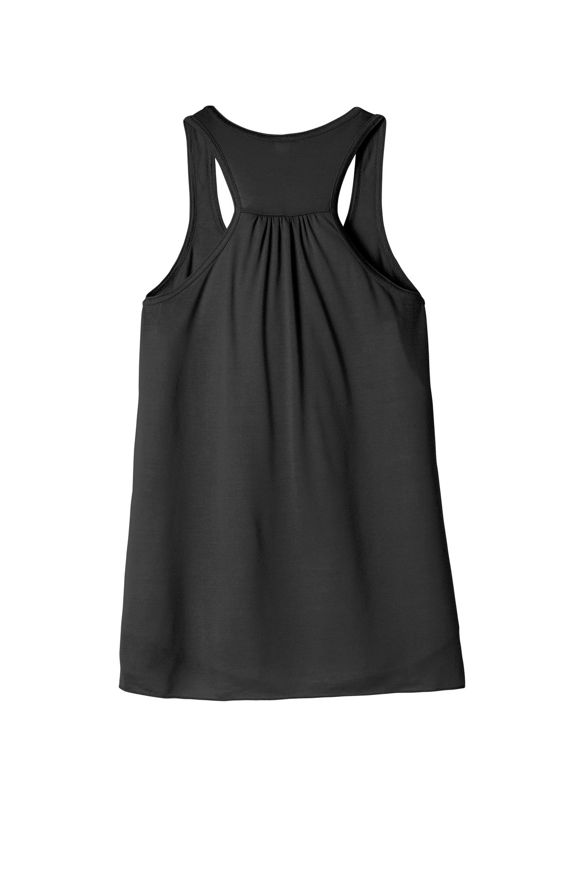 BELLA+CANVAS  Women's Flowy Racerback Tank - Dark Grey