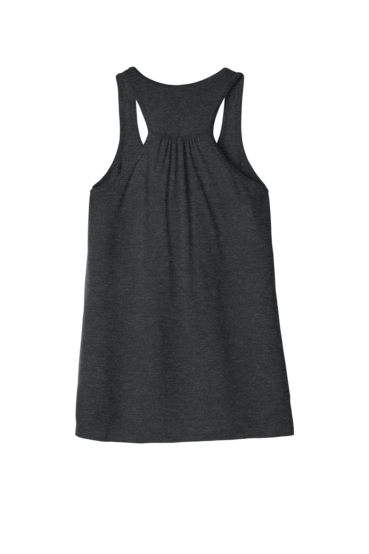 BELLA+CANVAS  Women's Flowy Racerback Tank - Dark Grey Heather