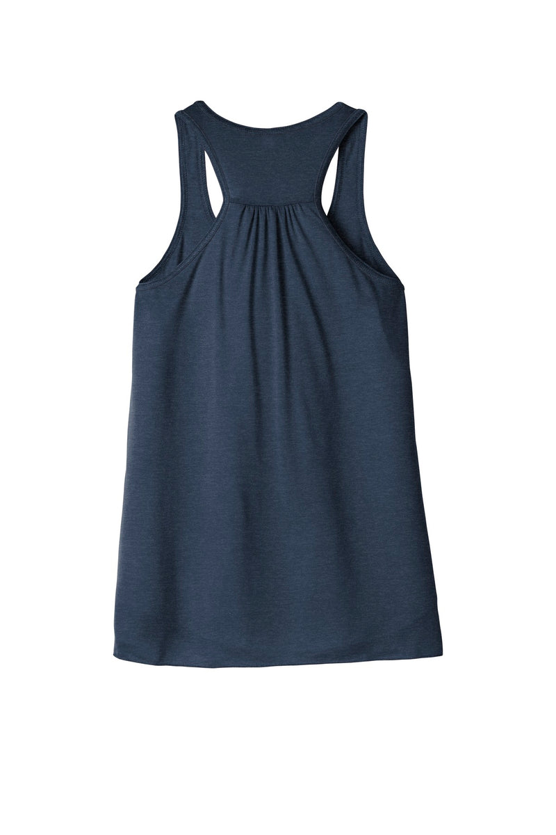 BELLA+CANVAS  Women's Flowy Racerback Tank - Heather Navy