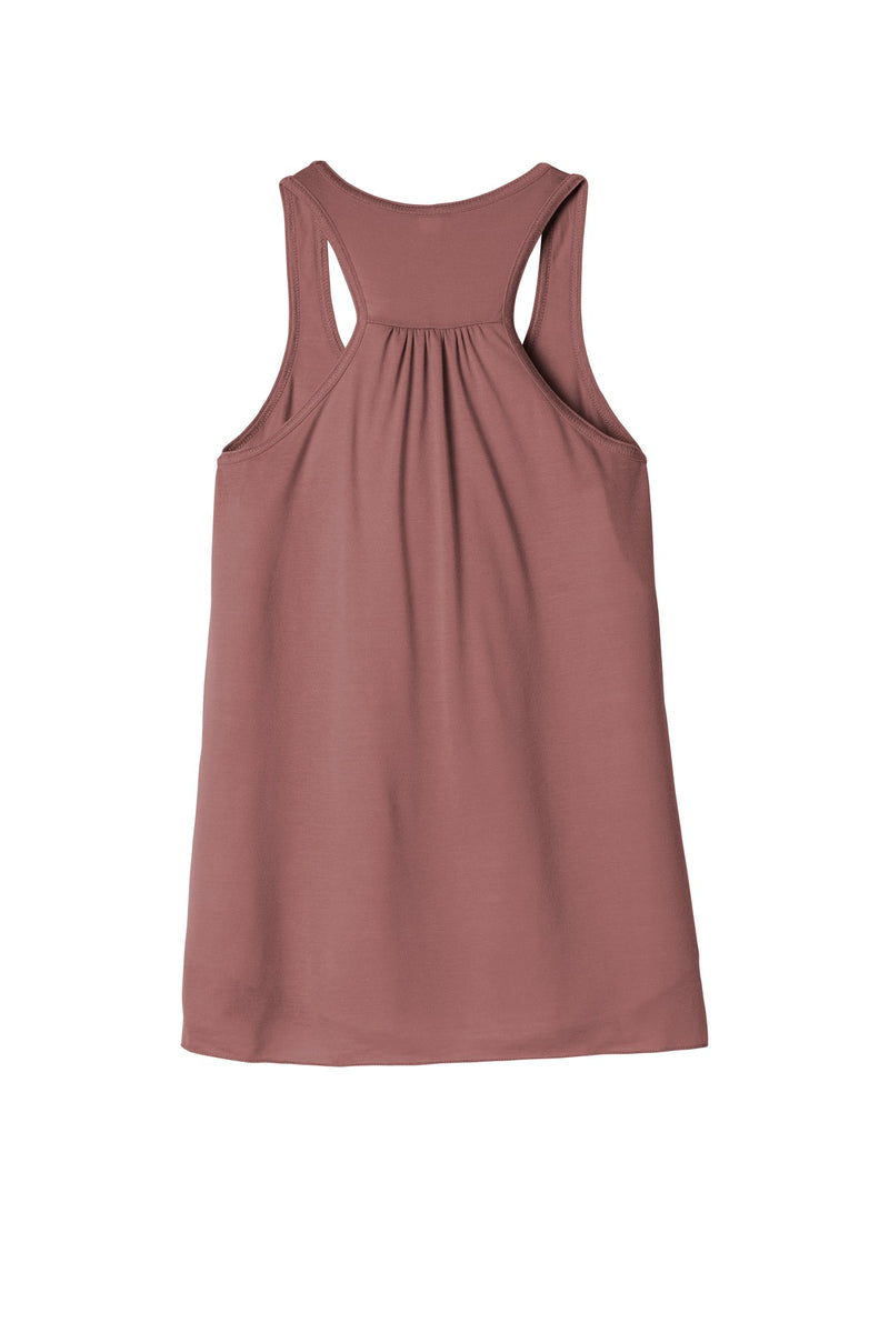 BELLA+CANVAS  Women's Flowy Racerback Tank - Mauve