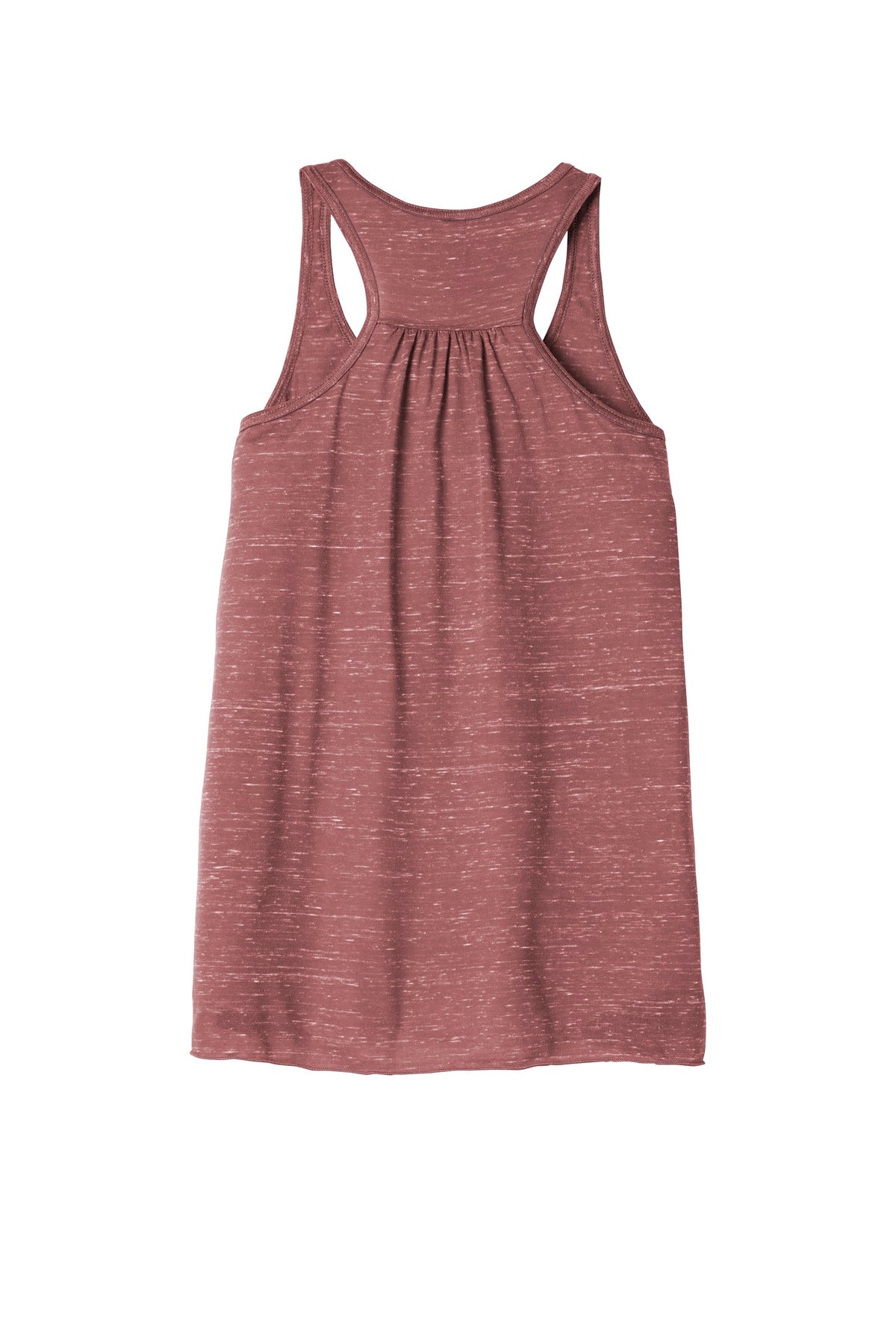 BELLA+CANVAS  Women's Flowy Racerback Tank - Mauve Marble