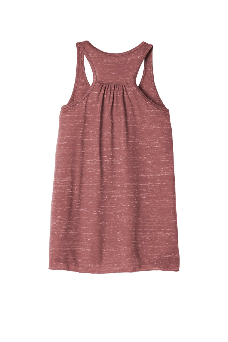 BELLA+CANVAS  Women's Flowy Racerback Tank - Mauve Marble