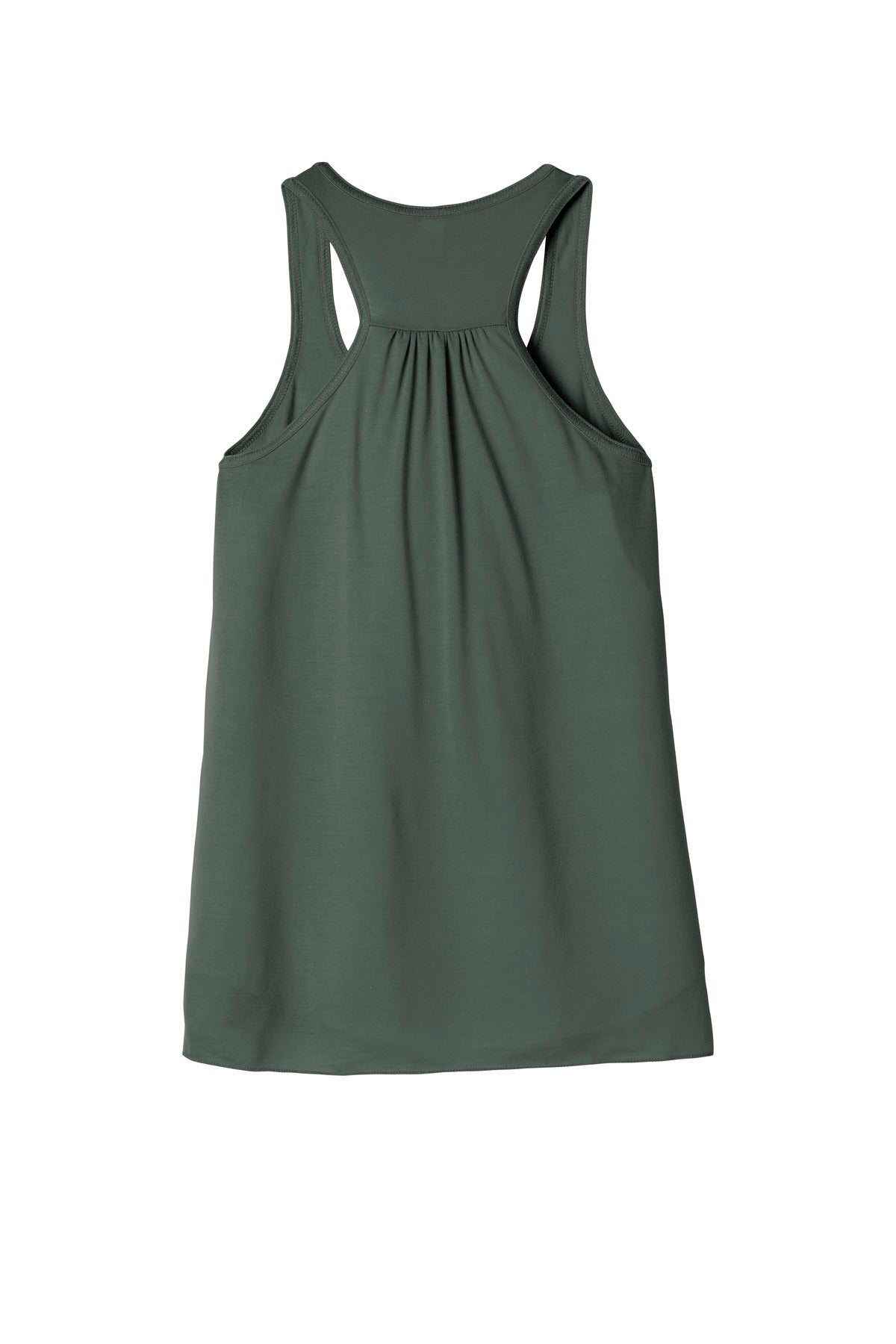 BELLA+CANVAS  Women's Flowy Racerback Tank - Military Green