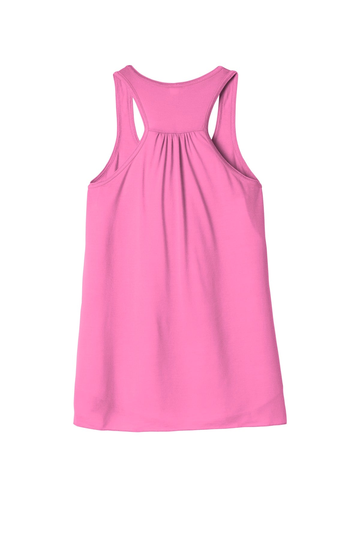 BELLA+CANVAS  Women's Flowy Racerback Tank - Neon Pink