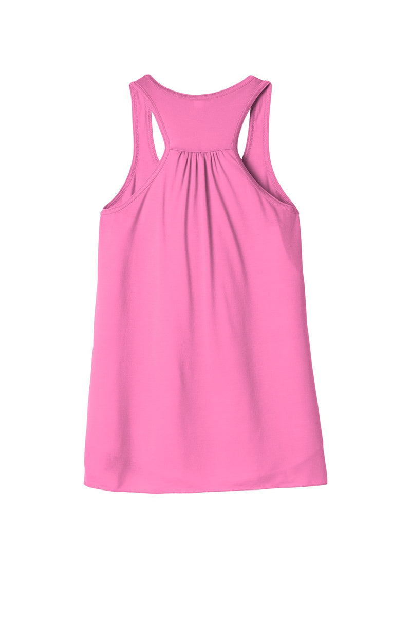 BELLA+CANVAS  Women's Flowy Racerback Tank - Neon Pink