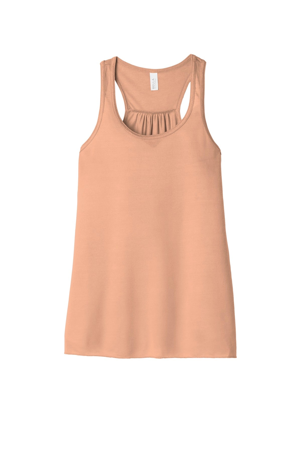BELLA+CANVAS  Women's Flowy Racerback Tank - Peach