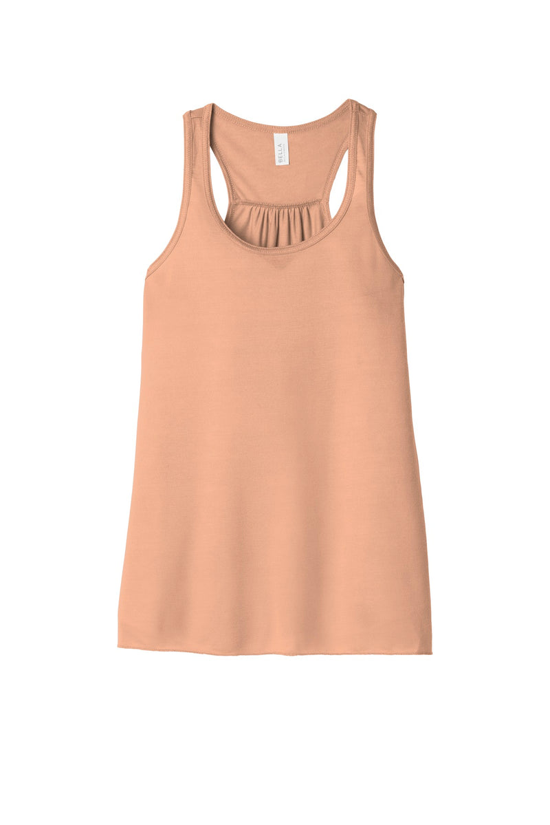 BELLA+CANVAS  Women's Flowy Racerback Tank - Peach