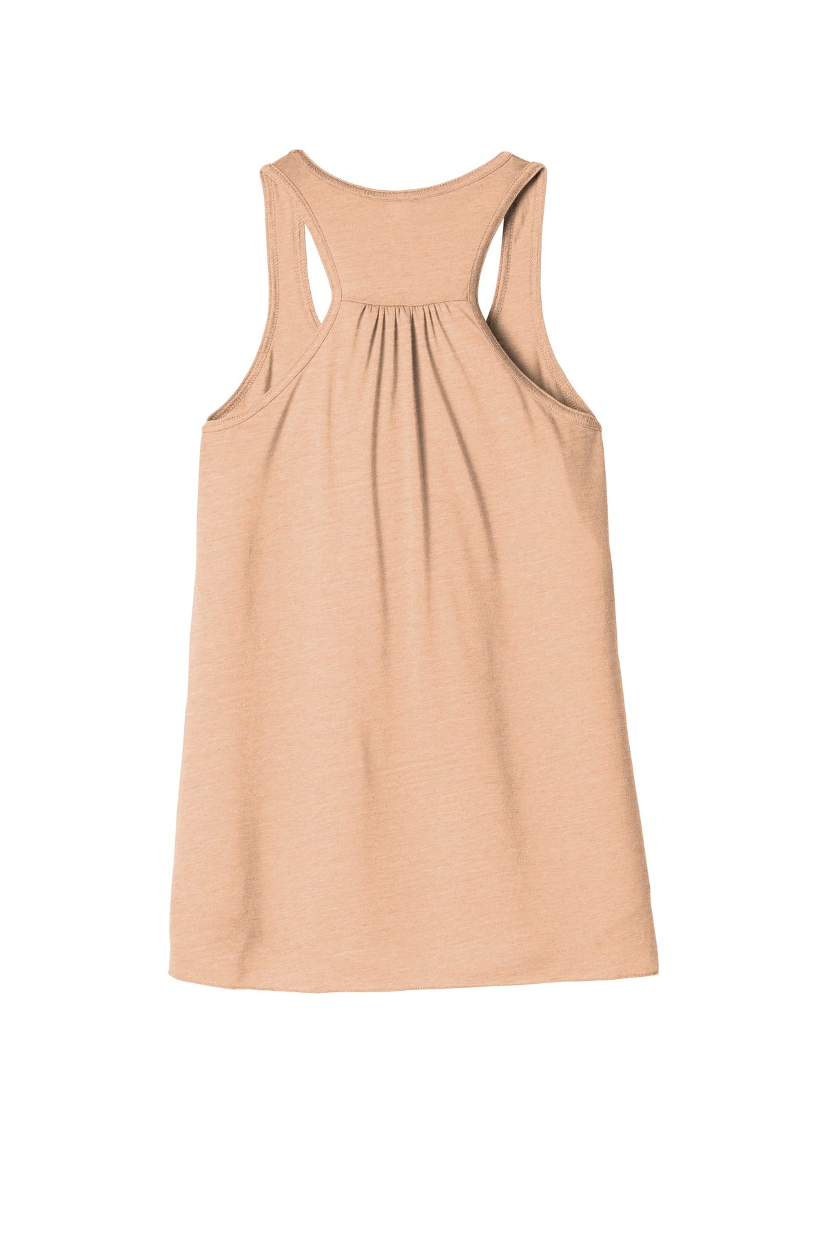 BELLA+CANVAS  Women's Flowy Racerback Tank - Peach Slub