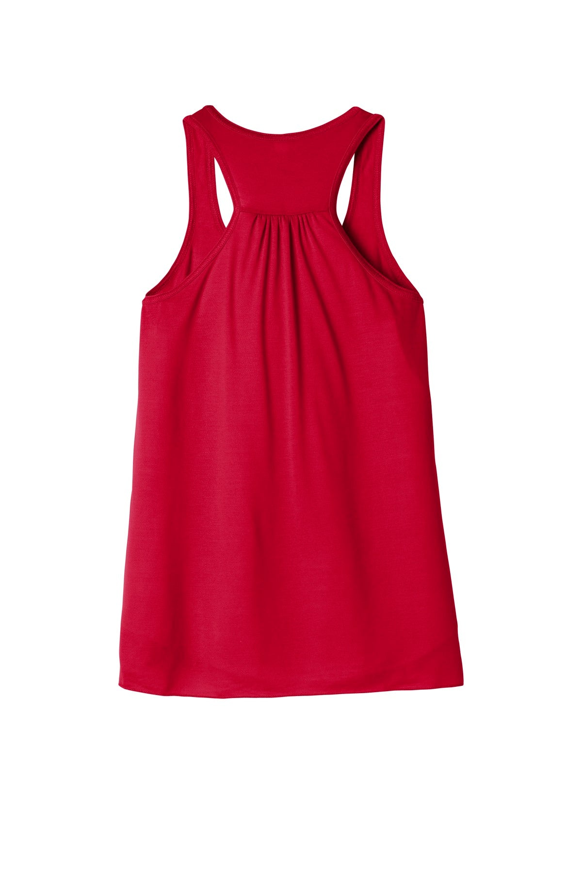 BELLA+CANVAS  Women's Flowy Racerback Tank - Red