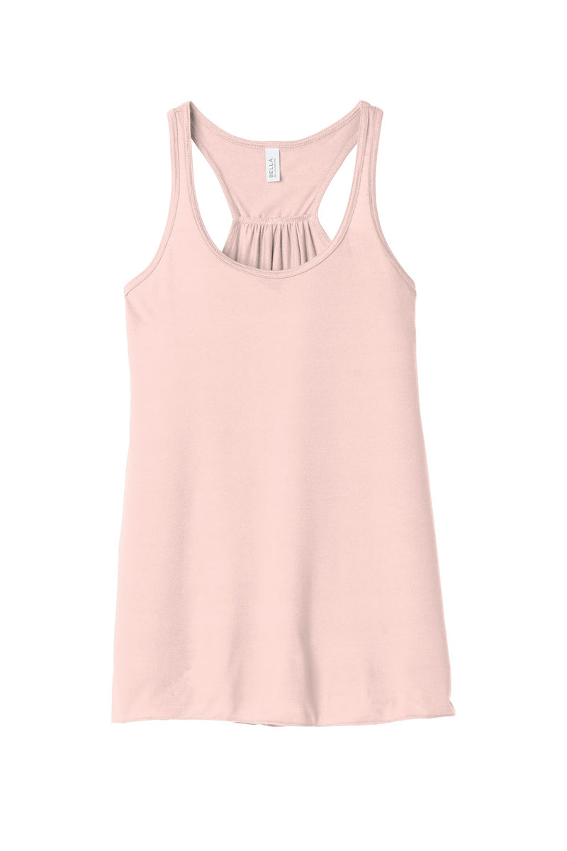 BELLA+CANVAS  Women's Flowy Racerback Tank - Soft Pink