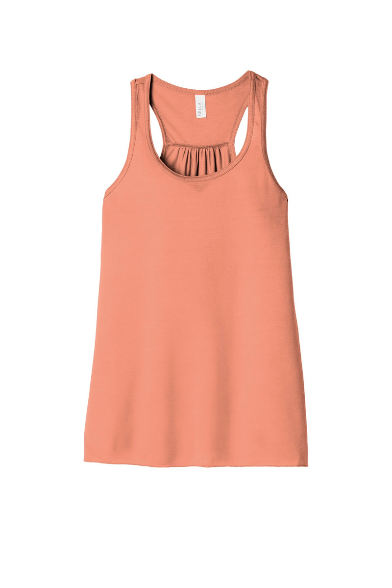 BELLA+CANVAS  Women's Flowy Racerback Tank - Sunset