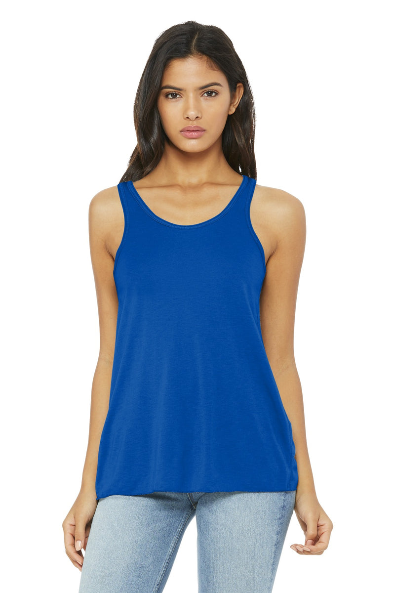 BELLA+CANVAS  Women's Flowy Racerback Tank - True Royal