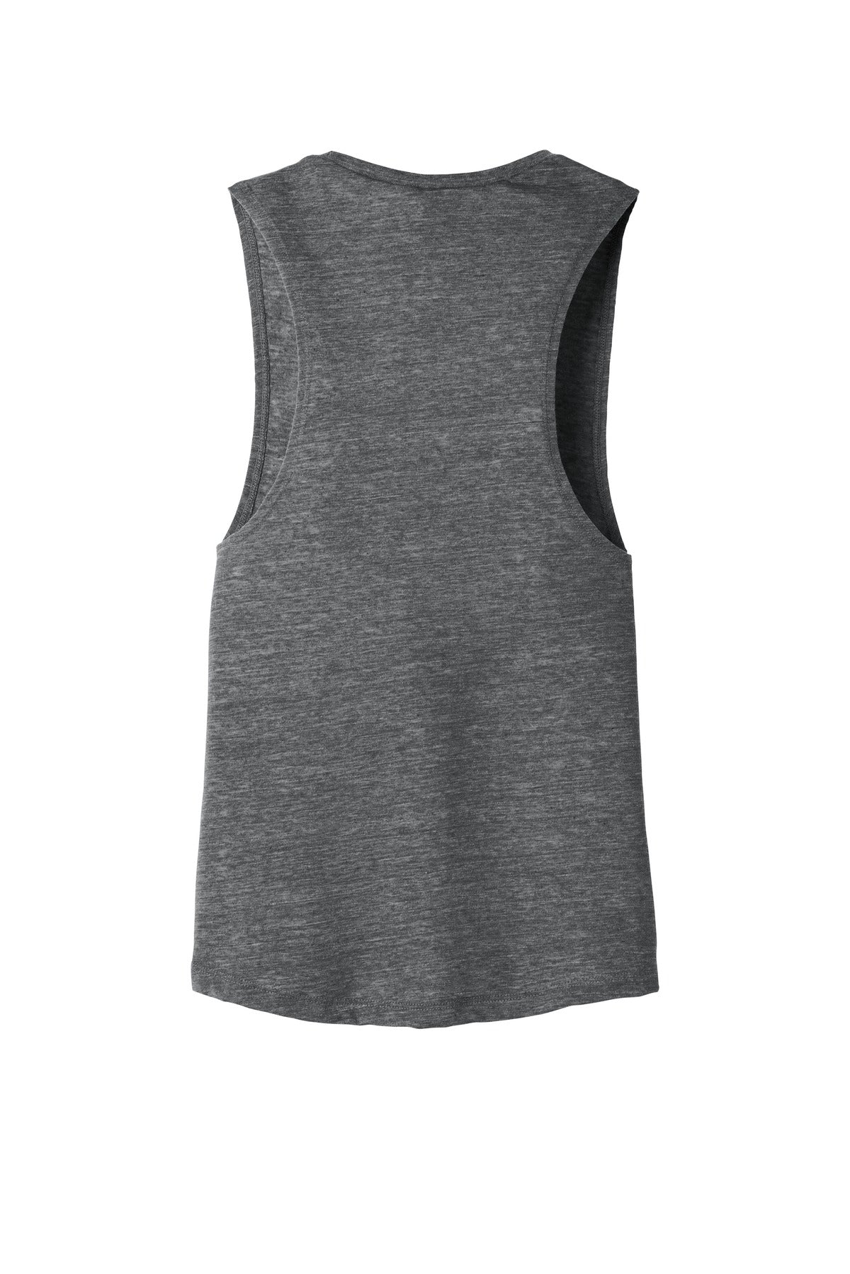 BELLA+CANVAS  Women's Flowy Scoop Muscle Tank - Asphalt Slub
