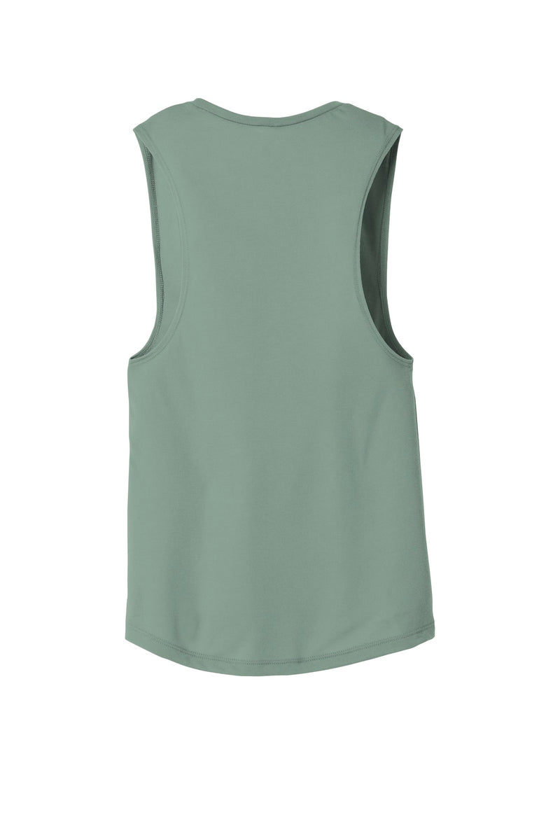 BELLA+CANVAS  Women's Flowy Scoop Muscle Tank - Dusty Blue