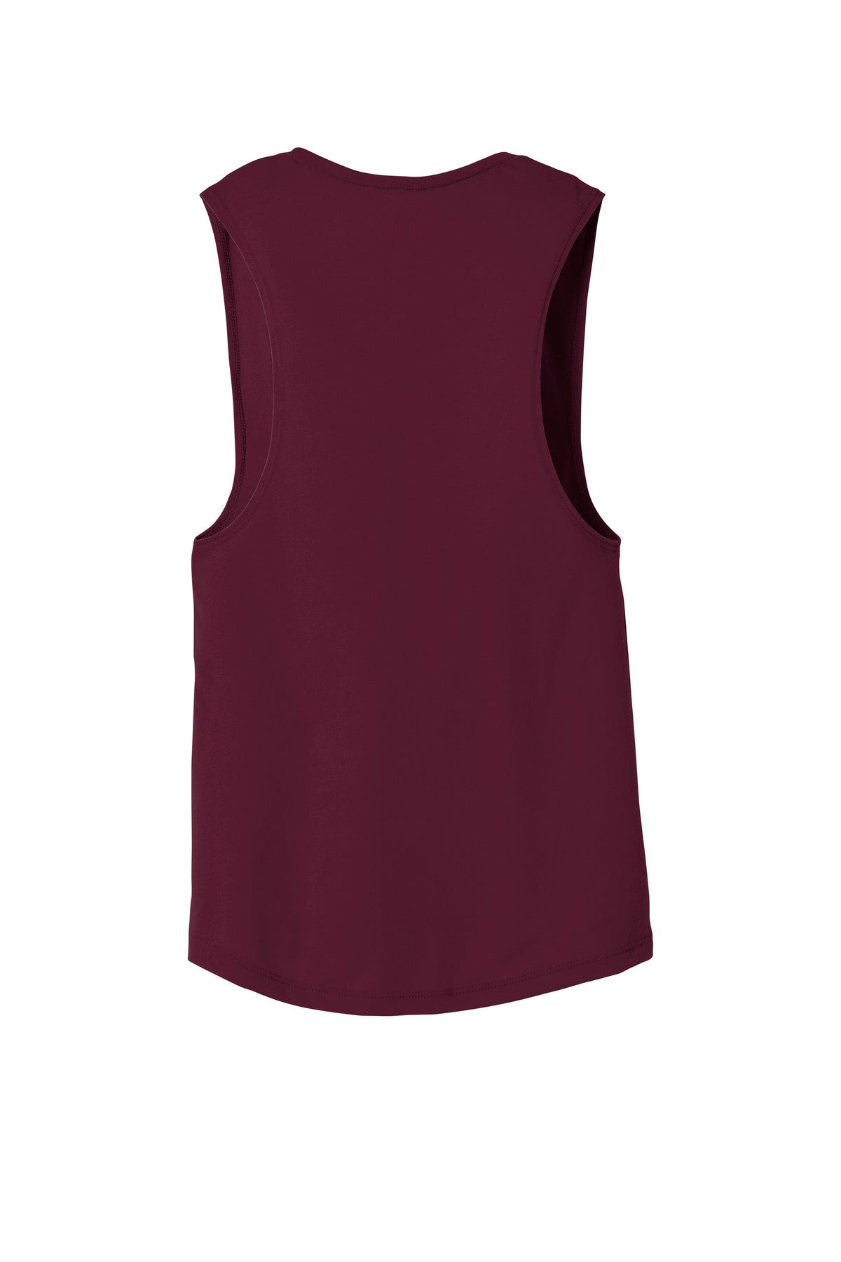 BELLA+CANVAS  Women's Flowy Scoop Muscle Tank - Maroon