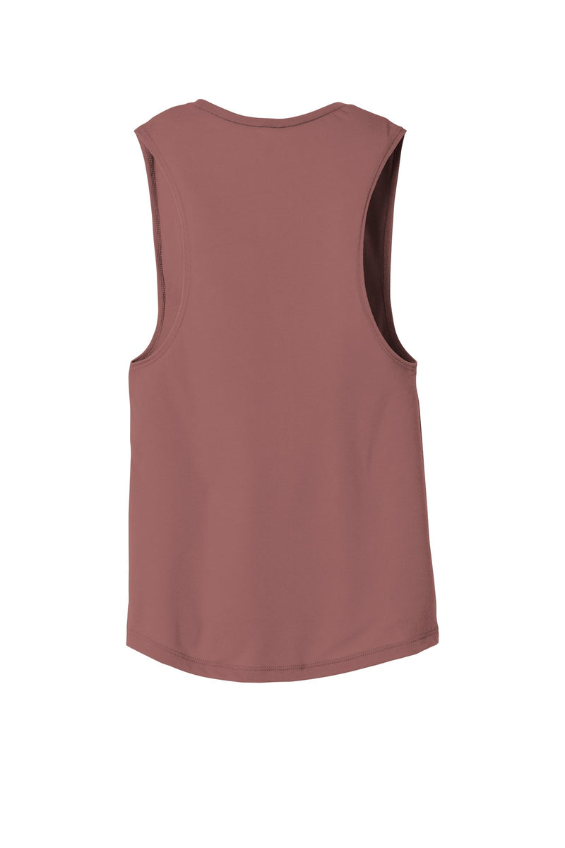 BELLA+CANVAS  Women's Flowy Scoop Muscle Tank - Mauve