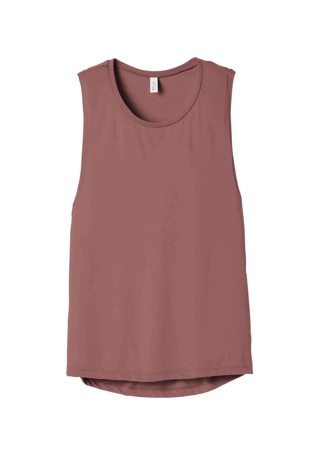 BELLA+CANVAS  Women's Flowy Scoop Muscle Tank - Mauve