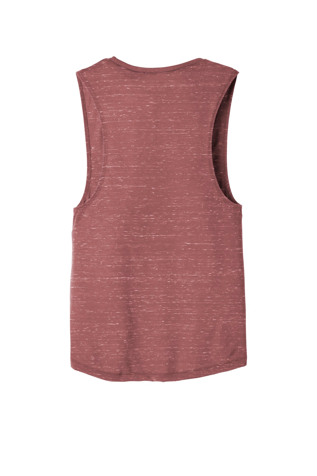 BELLA+CANVAS  Women's Flowy Scoop Muscle Tank - Mauve Marble