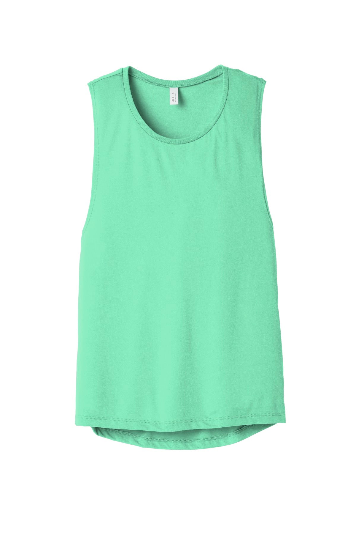 BELLA+CANVAS  Women's Flowy Scoop Muscle Tank - Mint