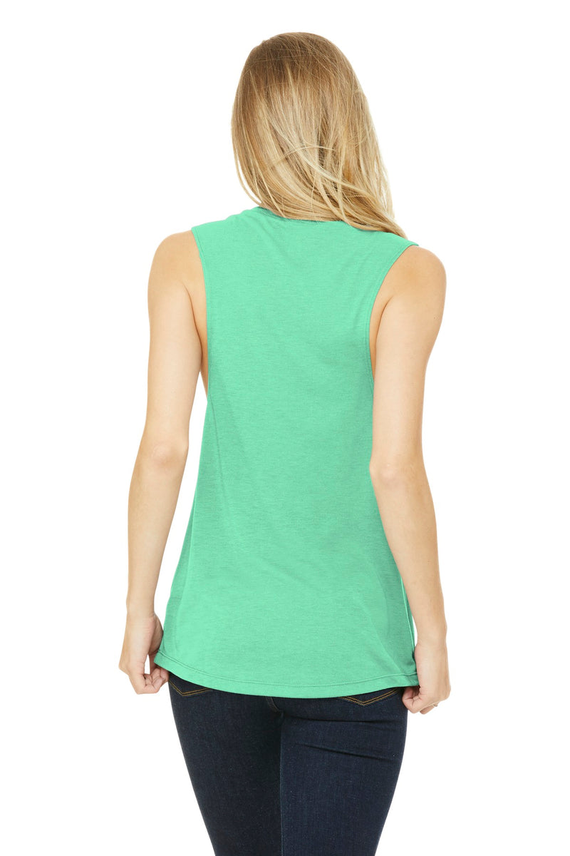 BELLA+CANVAS  Women's Flowy Scoop Muscle Tank - Mint