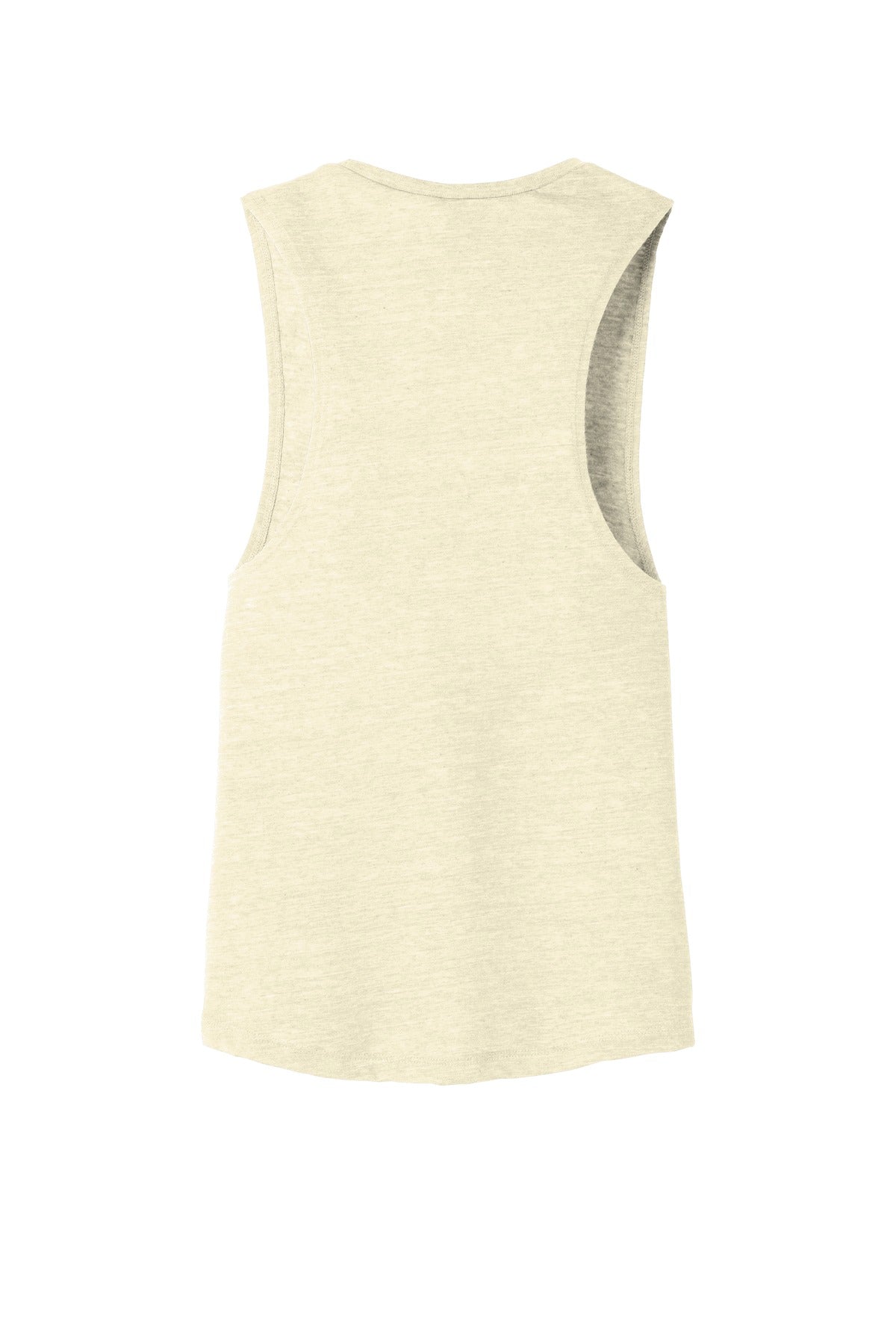BELLA+CANVAS  Women's Flowy Scoop Muscle Tank - Natural Slub