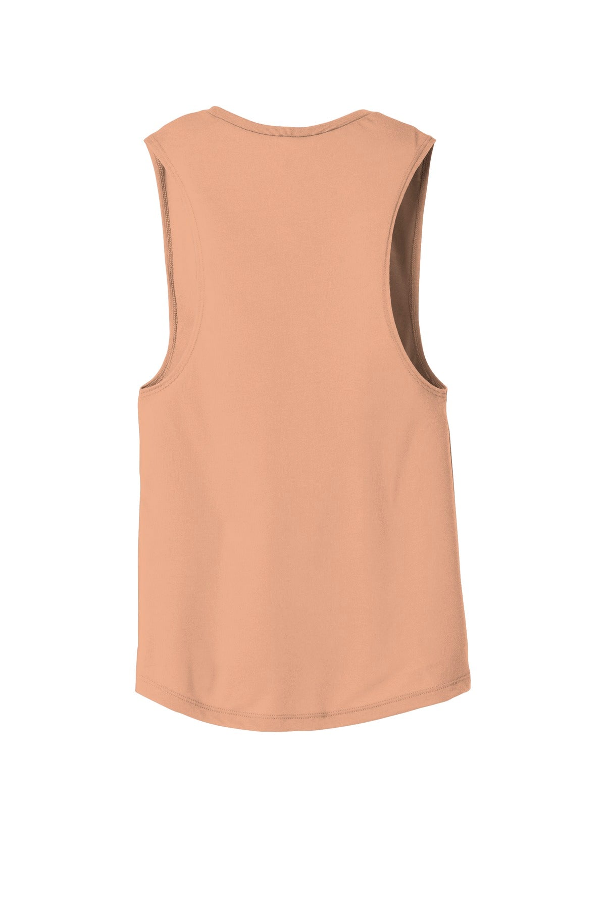 BELLA+CANVAS  Women's Flowy Scoop Muscle Tank - Peach