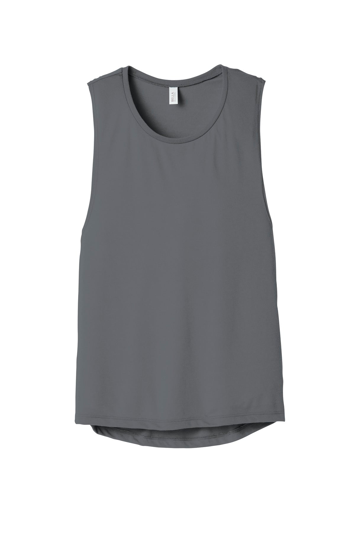 BELLA+CANVAS  Women's Flowy Scoop Muscle Tank - Storm