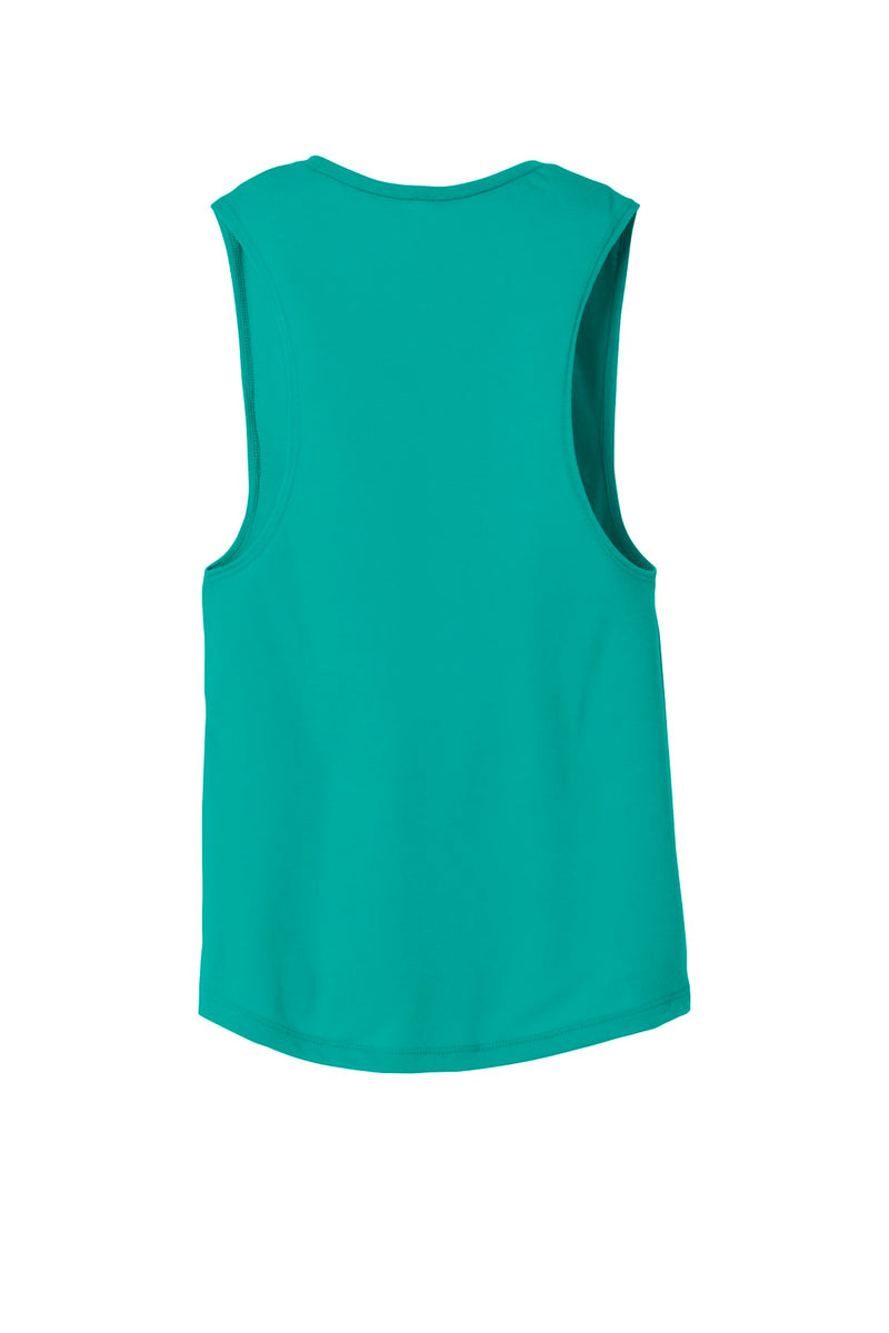BELLA+CANVAS  Women's Flowy Scoop Muscle Tank - Teal