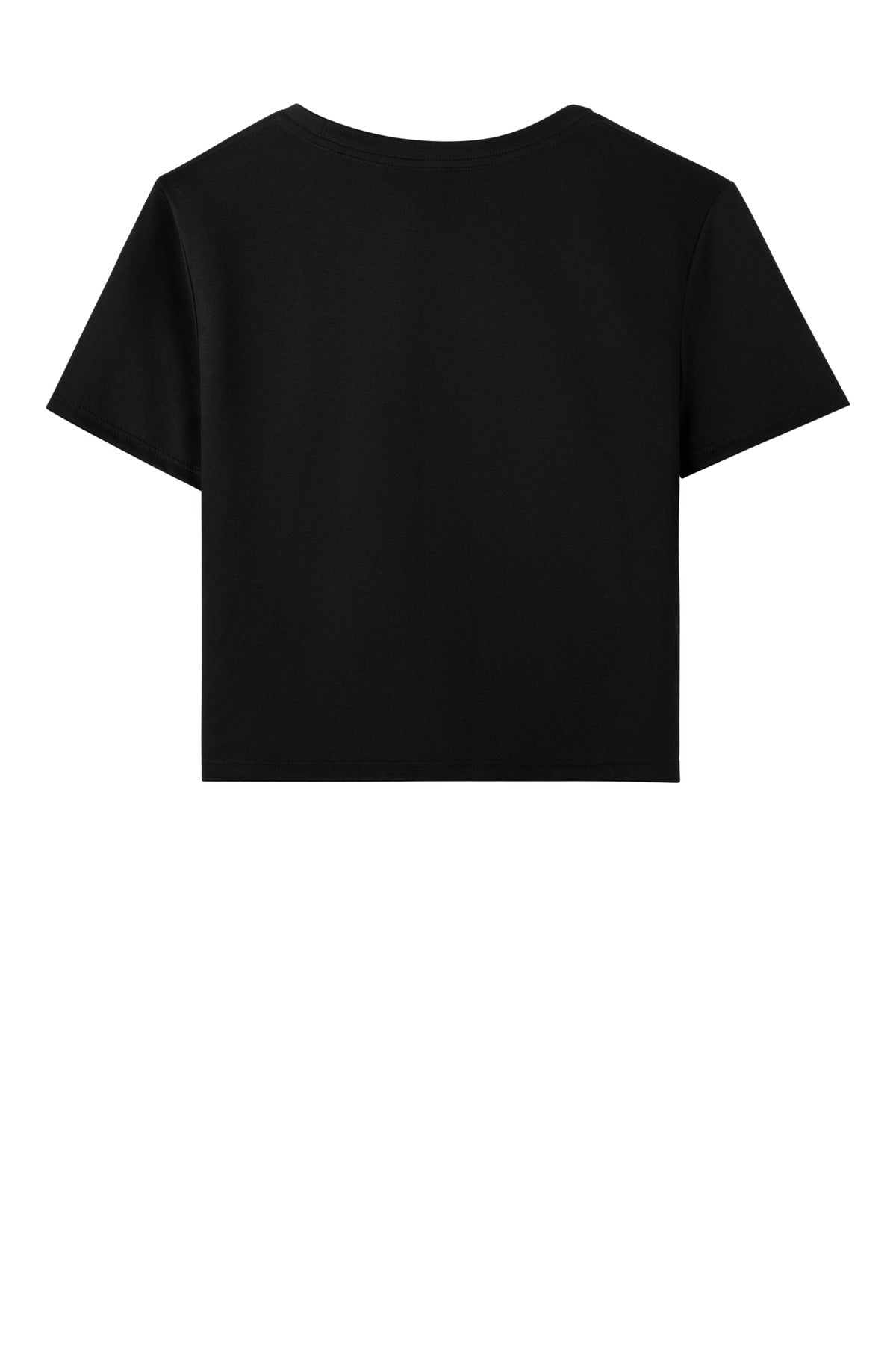 BELLA+CANVAS Women's Flowy Cropped Tee - Black