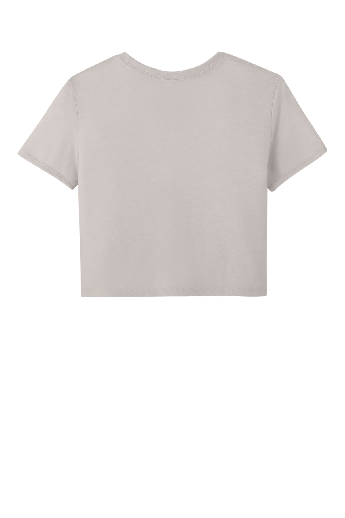 BELLA+CANVAS Women's Flowy Cropped Tee - Heather Dust