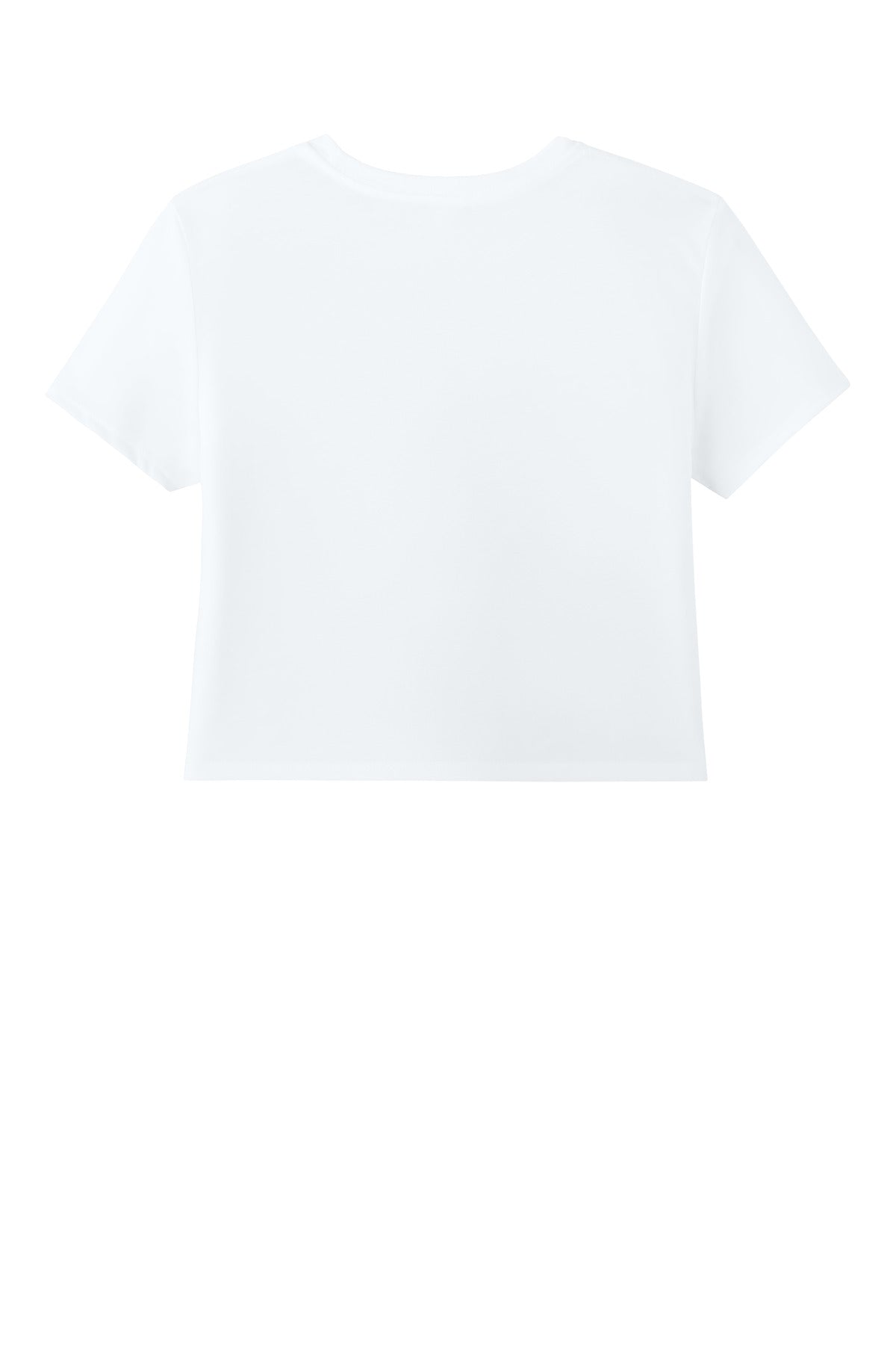 BELLA+CANVAS Women's Flowy Cropped Tee - White