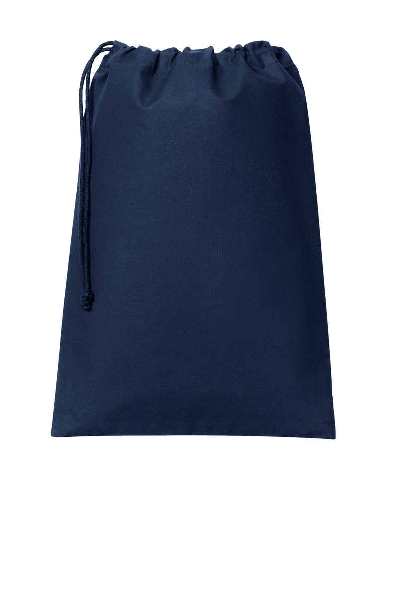 Port Authority Core Cotton Drawstring Bag - River Blue Navy