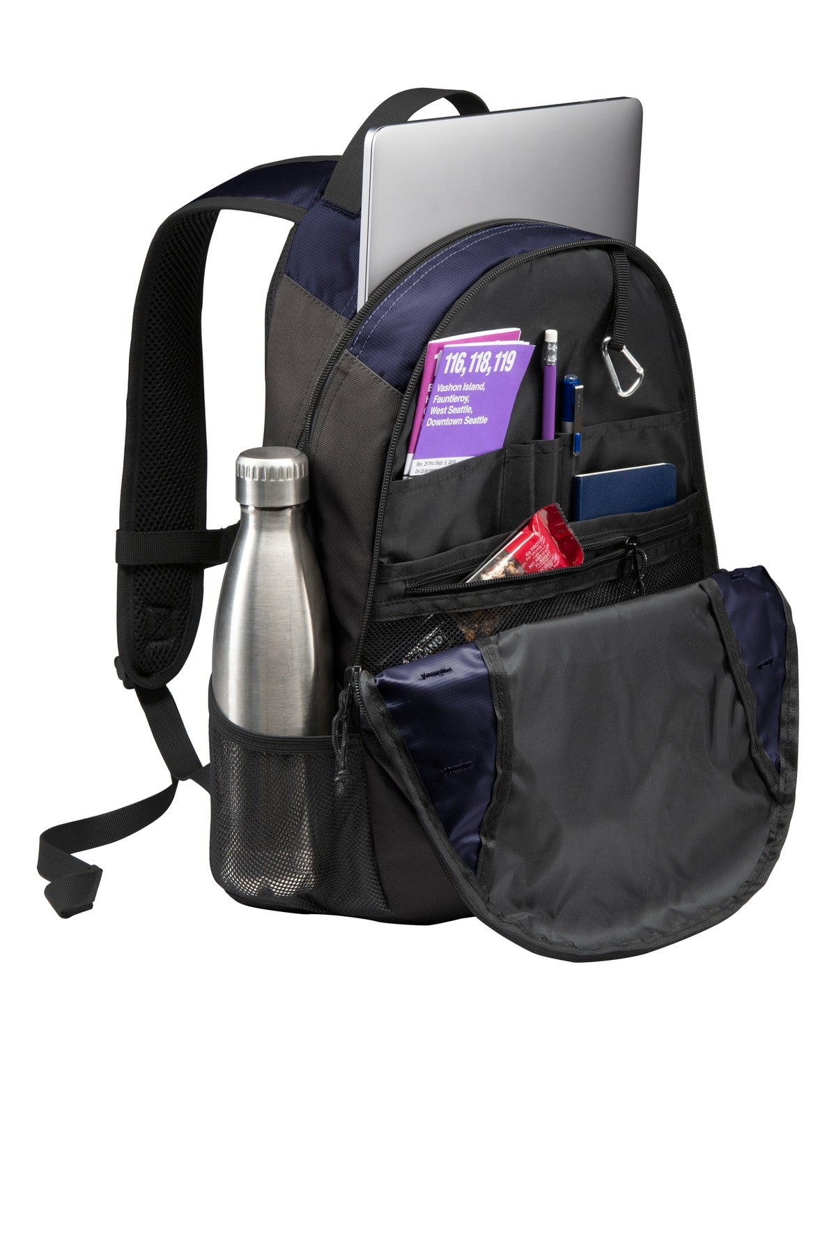 Port Authority  Ridge Backpack - Deep Navy/ Dark Charcoal