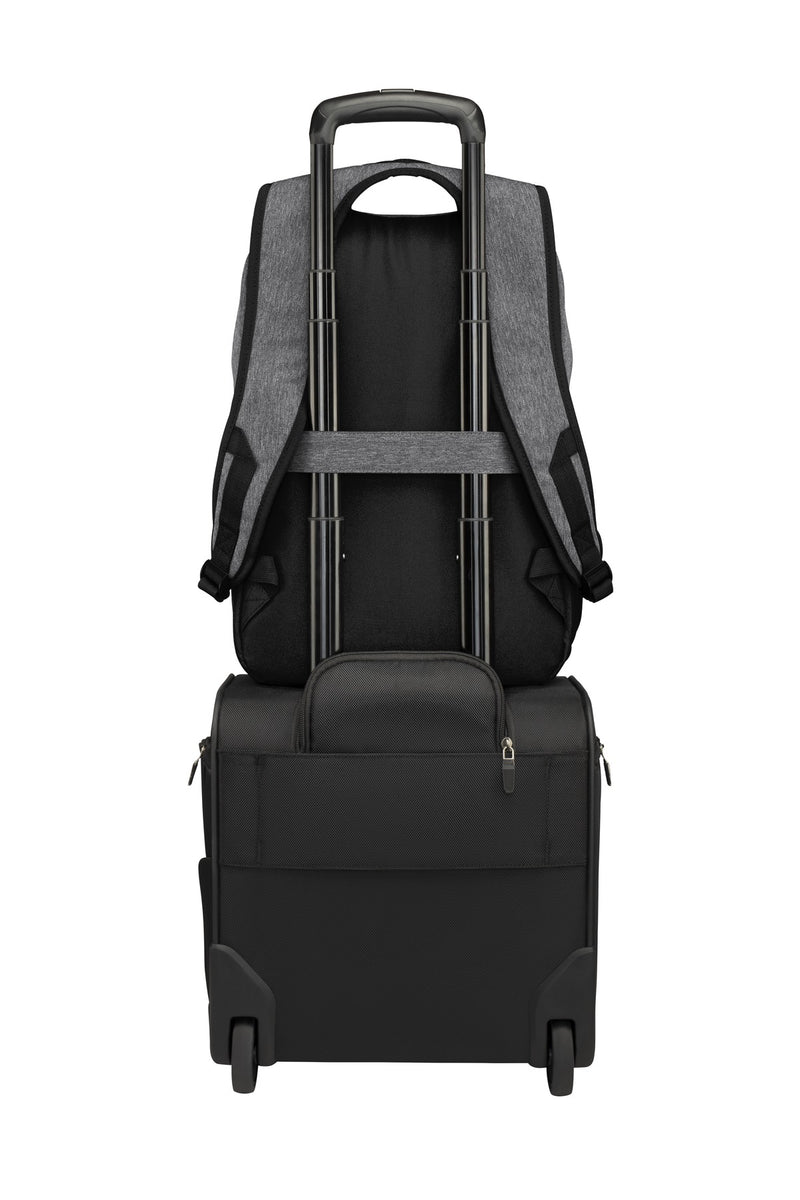 Port Authority  Access Square Backpack - Heather Grey/ Black