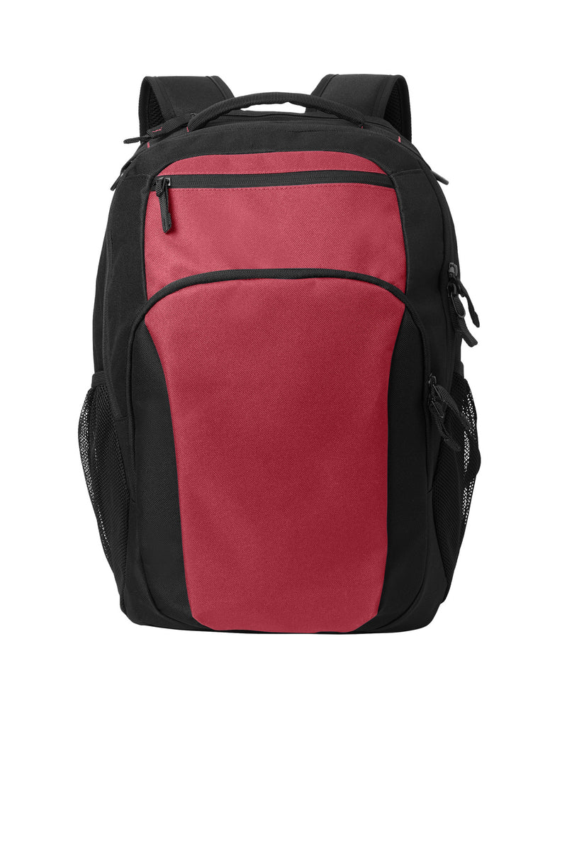Port Authority Transport Backpack - Rich Red/ Black