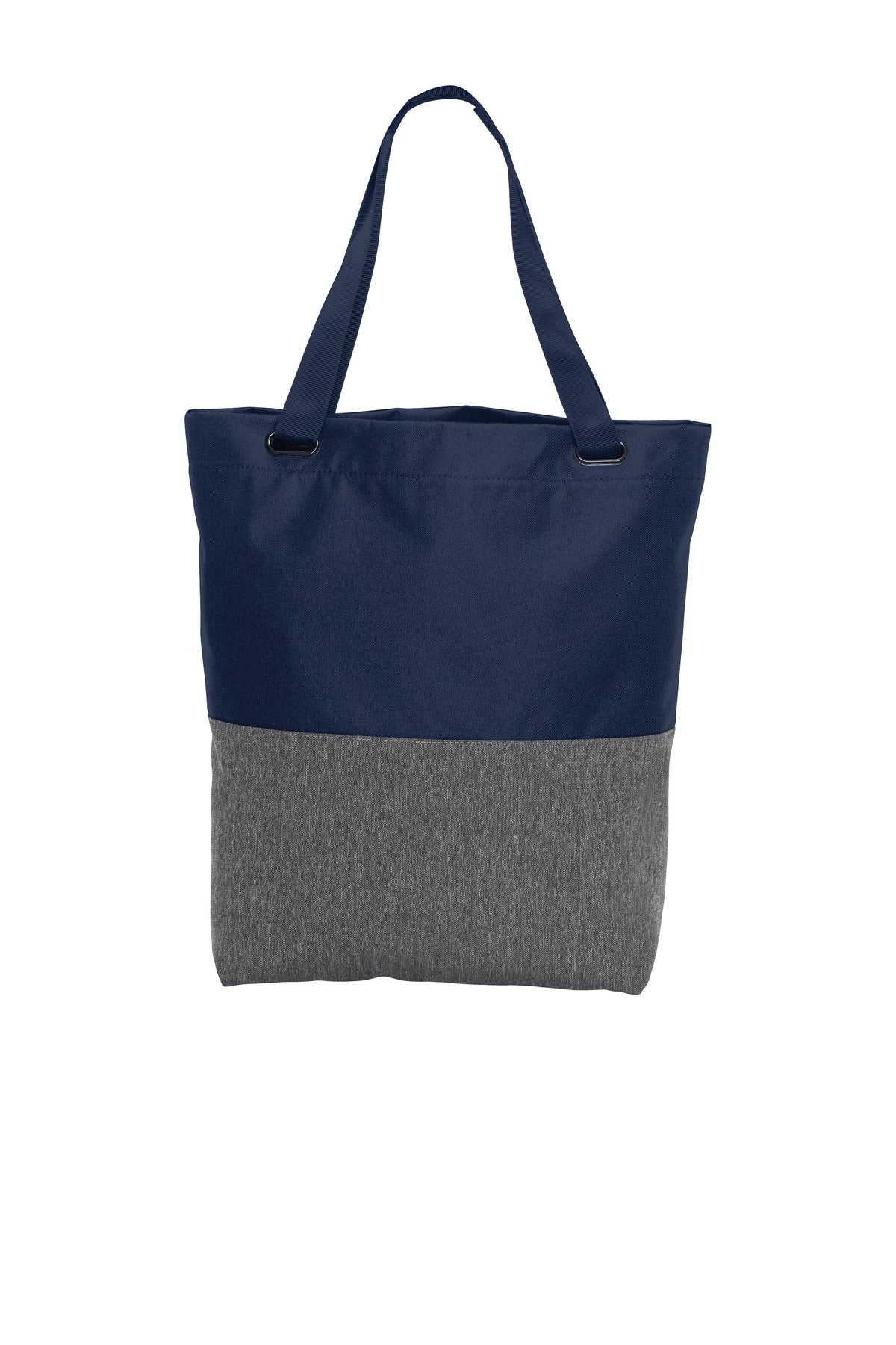 Port Authority  Access Convertible Tote - Heather Grey/ River Blue Navy