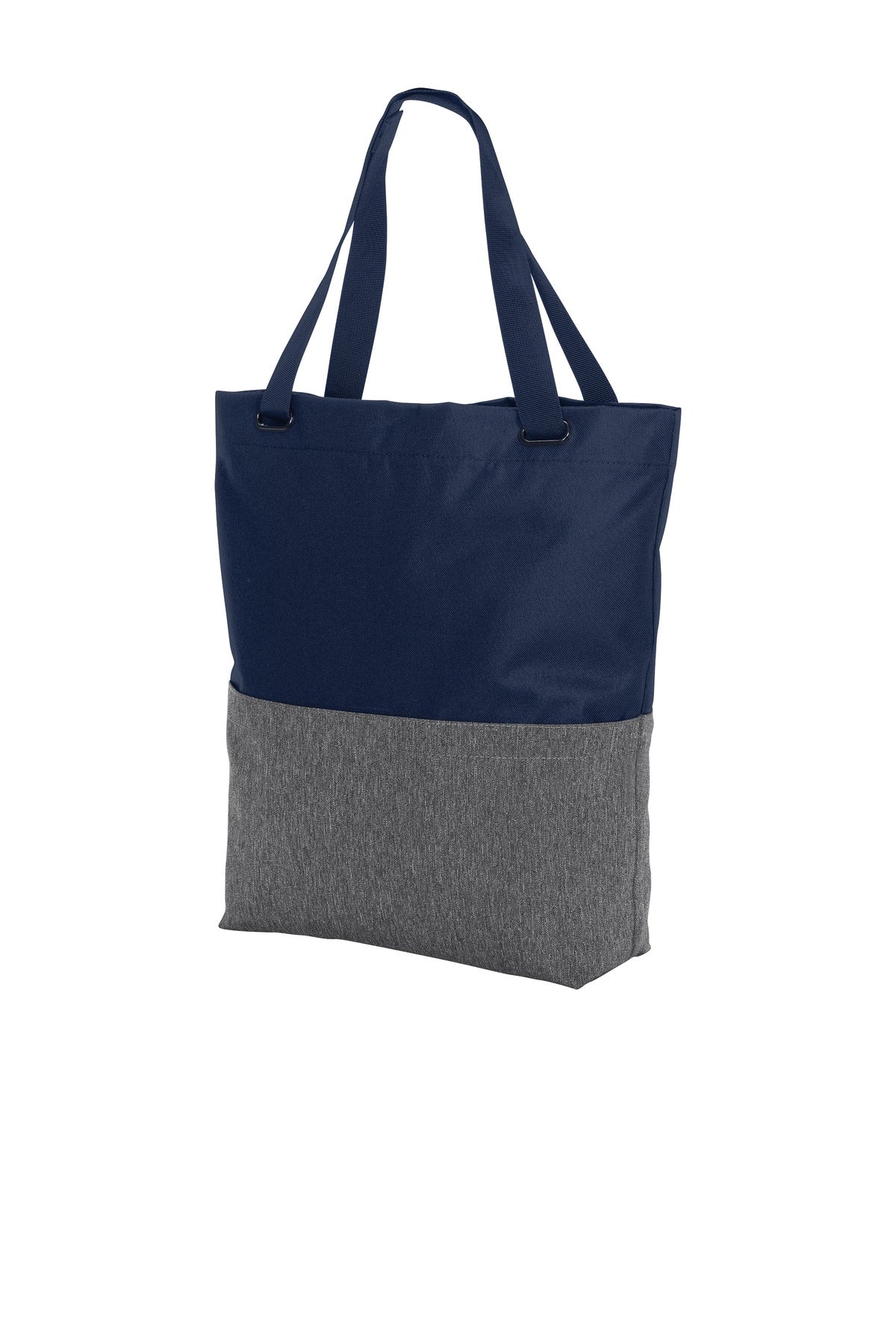 Port Authority  Access Convertible Tote - Heather Grey/ River Blue Navy