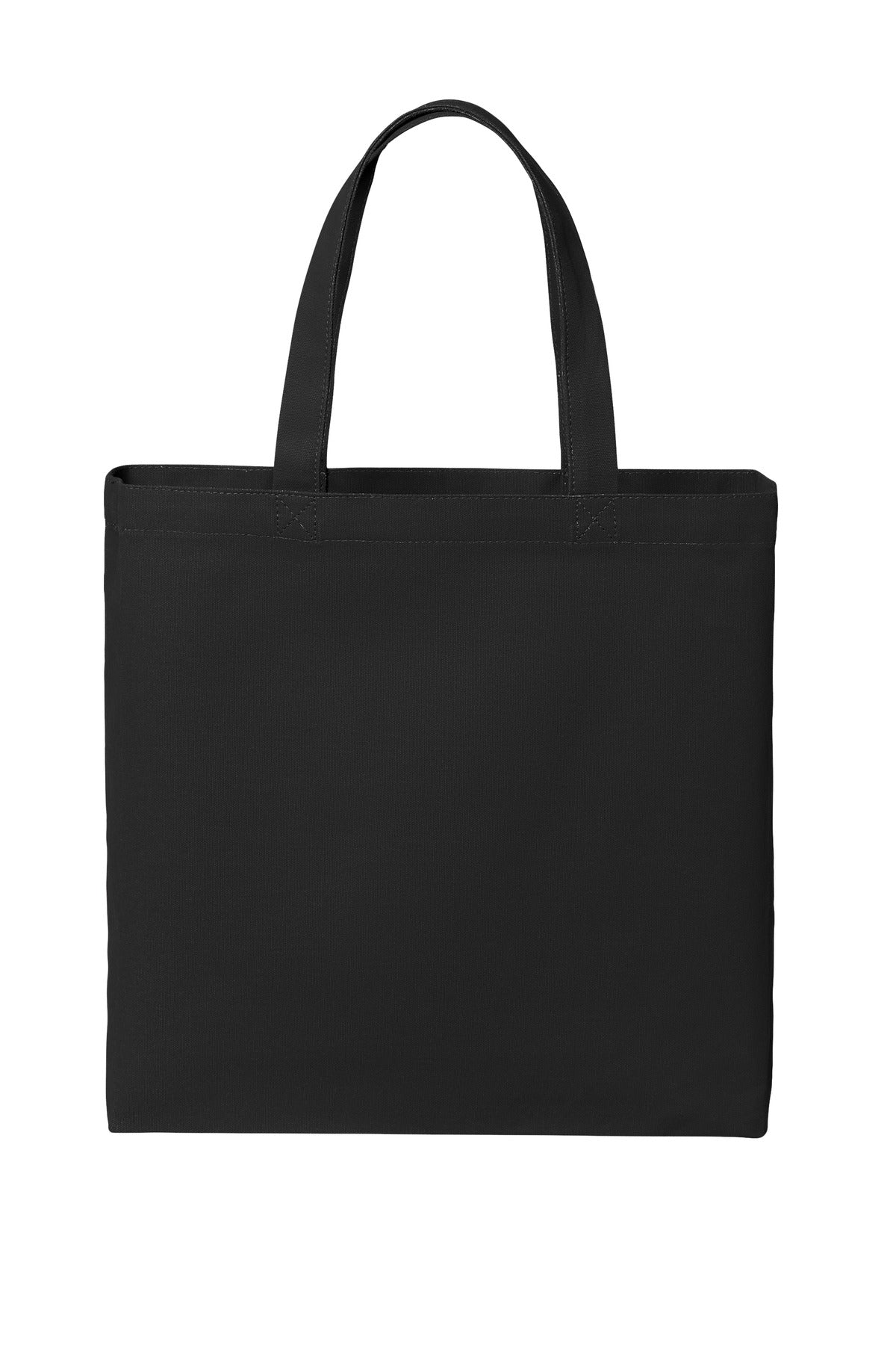 Port Authority Cotton Canvas Tote - Deep Black